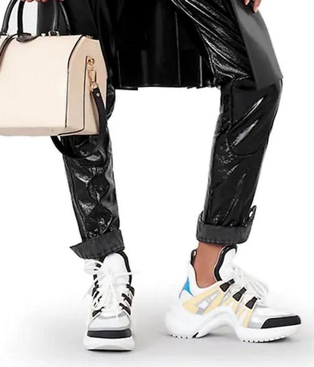 'Archlight' Sneakers, Yellow & Grey