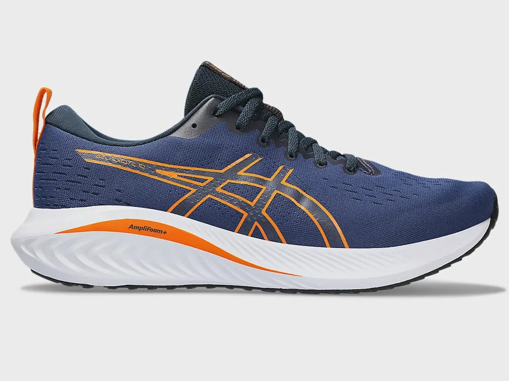 Asics Men's Gel Excite 10 Running Shoes - Deep Ocean/Orange