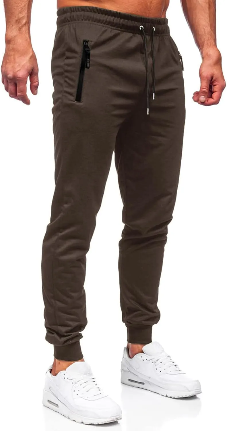 BUXKR Mens Casual Joggers Sweatpants for Jogging,Running or Athletic Activities