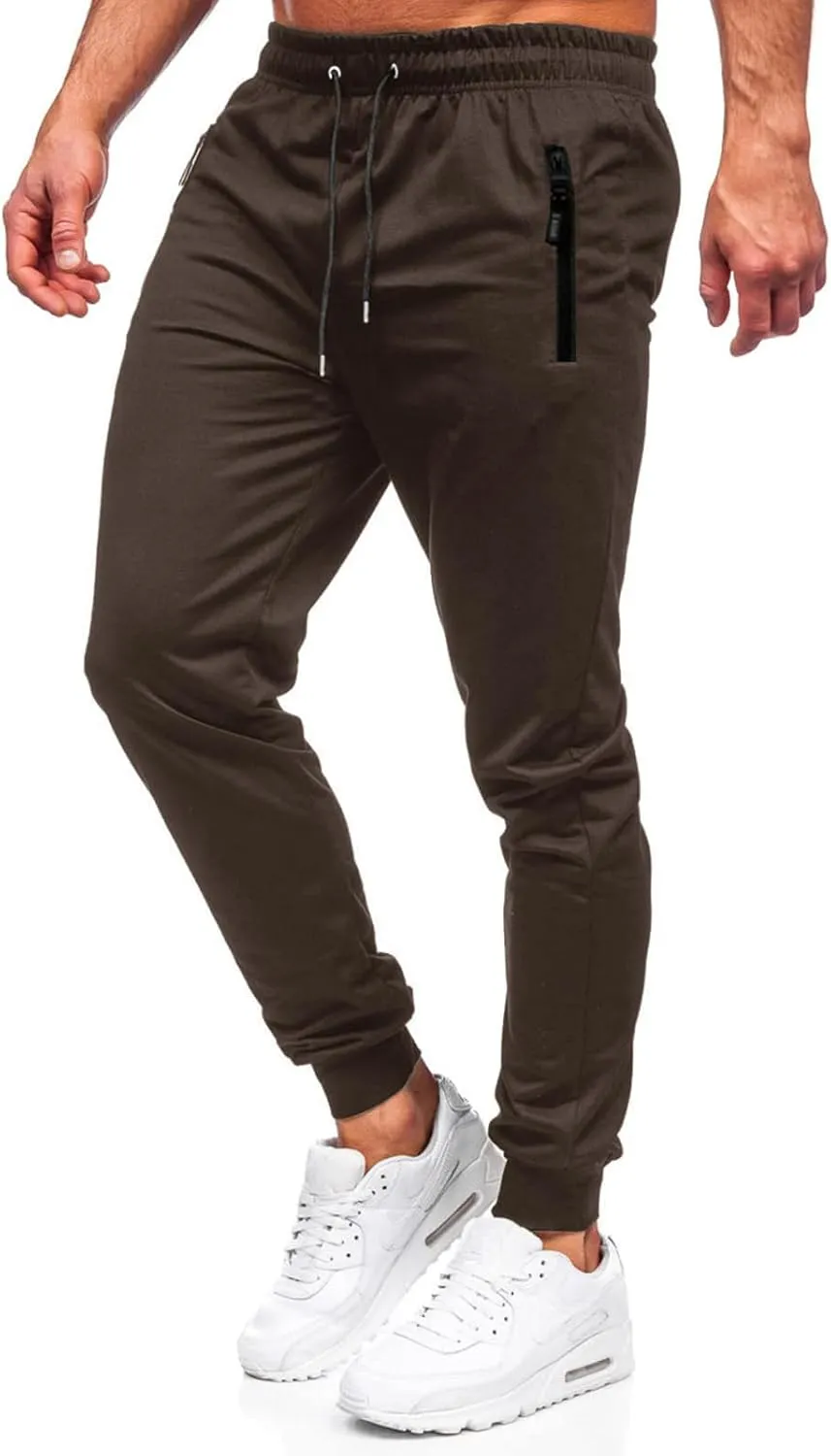 BUXKR Mens Casual Joggers Sweatpants for Jogging,Running or Athletic Activities