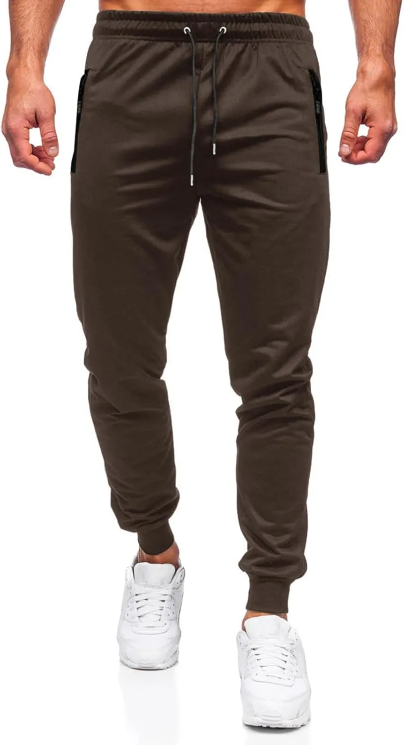 BUXKR Mens Casual Joggers Sweatpants for Jogging,Running or Athletic Activities