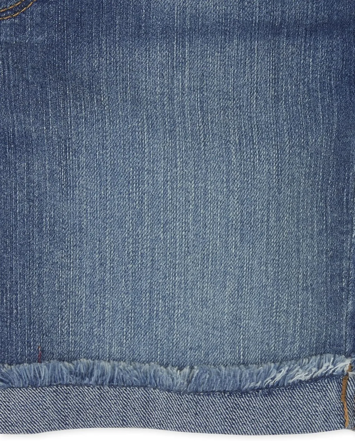 Denim Midi Shorts