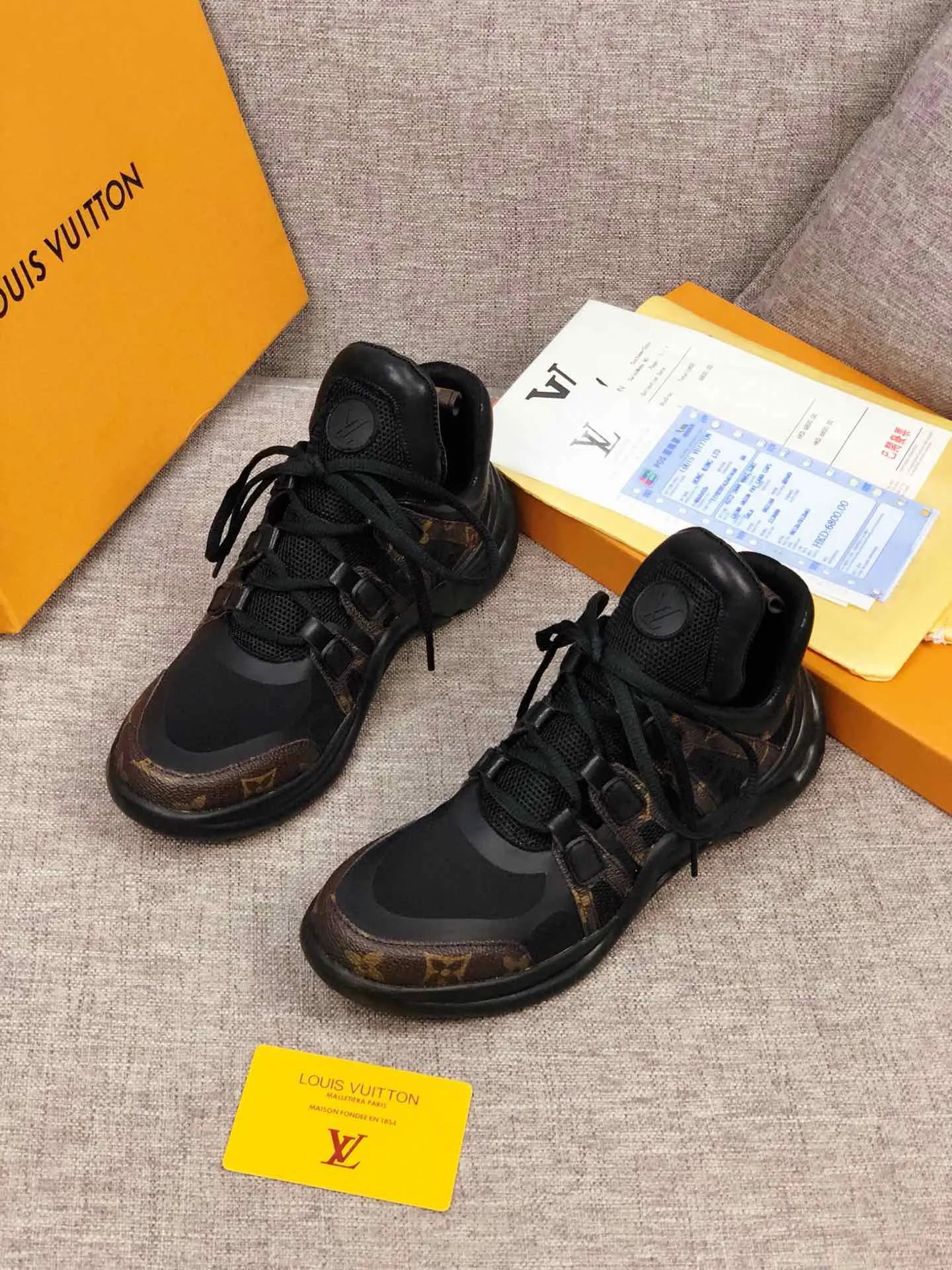 EI -LUV Archlight Black Brown Sneaker