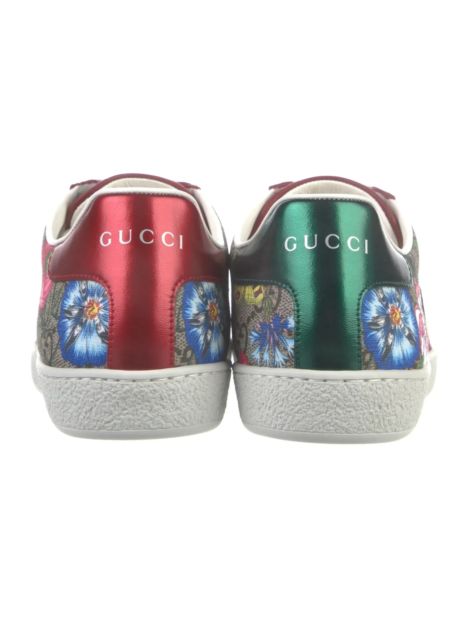 GUCCI ACE WEB GG SUPREME FLORA PRINT SNEAKER