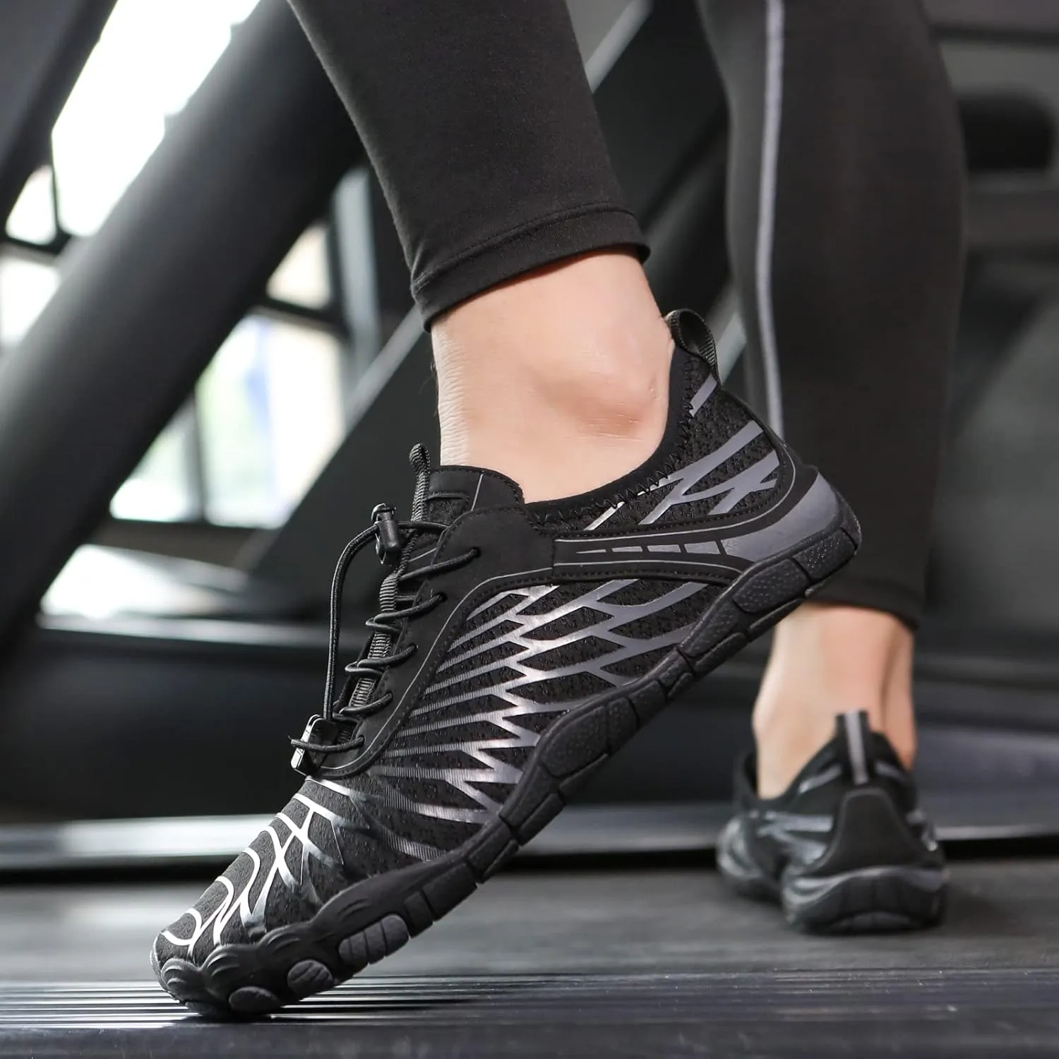 Hiking Barefoot Shoes for Women Men Breathable & Non-Slip Athletic Barefoot Wide Toe Water Shoes Lightweight Perfect for Walking,Running,and Swimming
