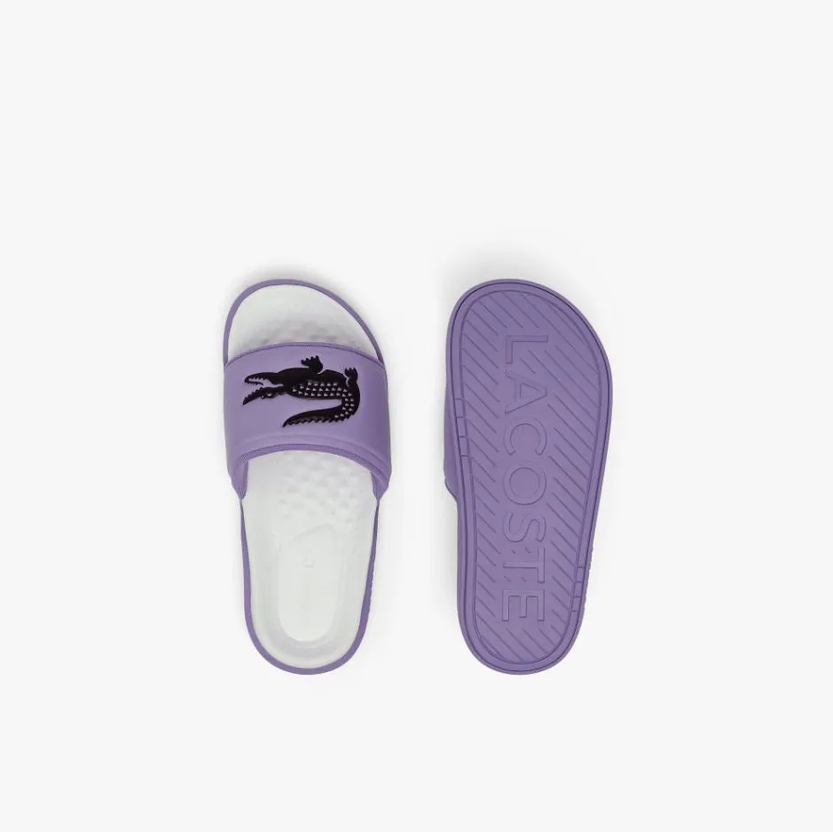 Lacoste Womens Croco Slide Sandal