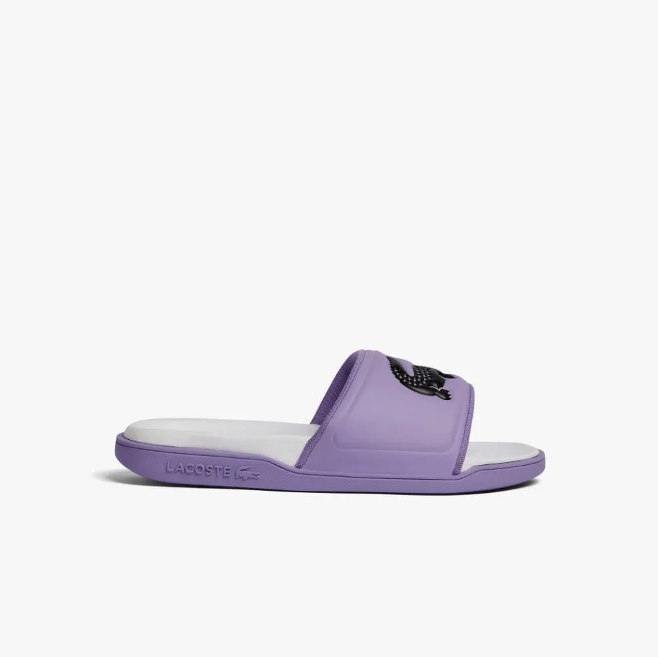 Lacoste Womens Croco Slide Sandal