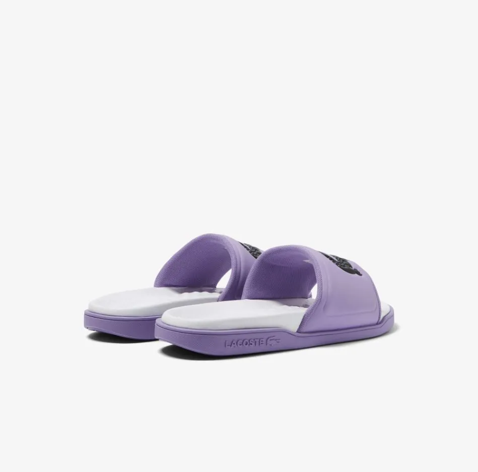 Lacoste Womens Croco Slide Sandal