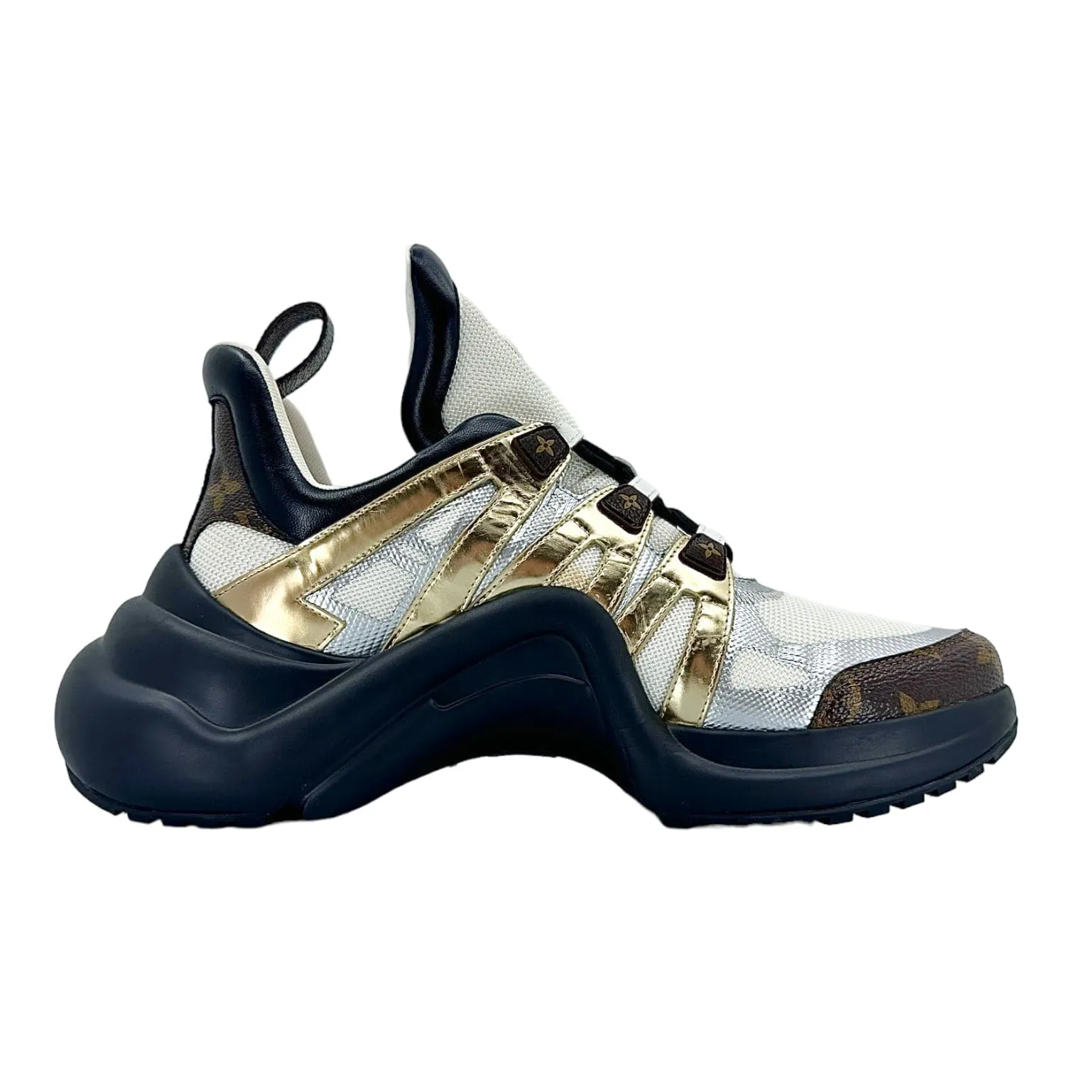 Louis Vuitton LVXLOL LV Archlight Sneaker Black Silver Pre-Owned