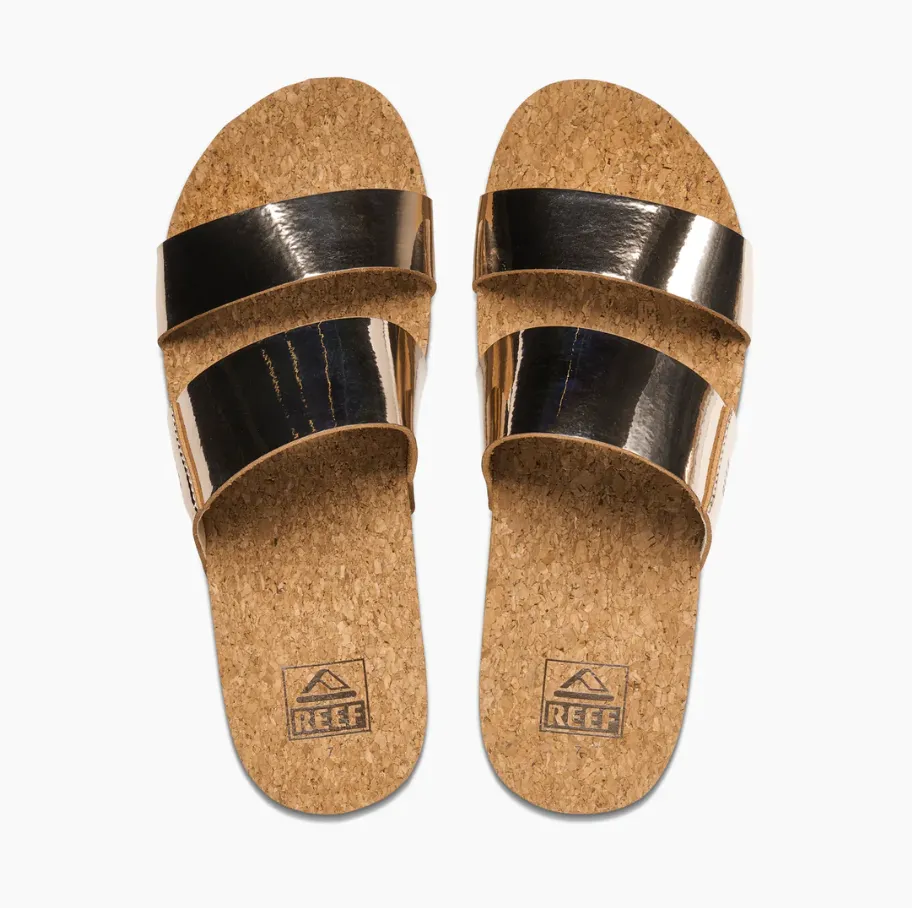 REEF Womens Cushion Vista Hi Slide Sandals