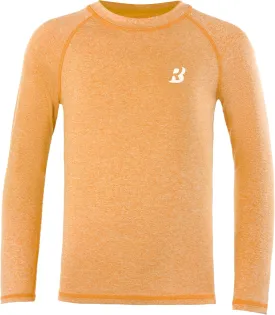 Roadbox Boys Rash Guard Swim Shirt, UPF 50 Sun Protection Long Sleeve, Quick Dry Swimming Fishing Shirts for Kids Youth