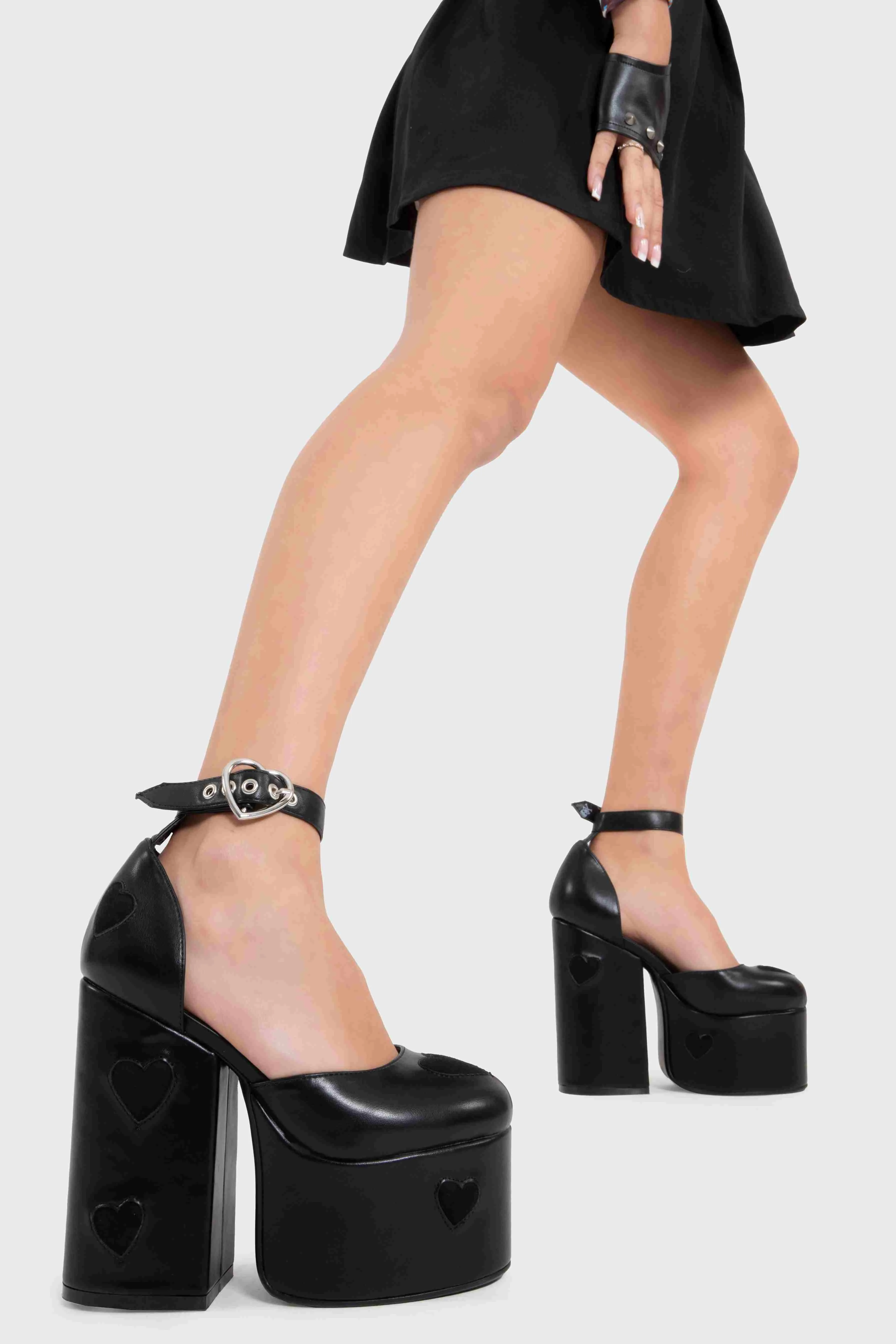 Translate Love Platform Heels