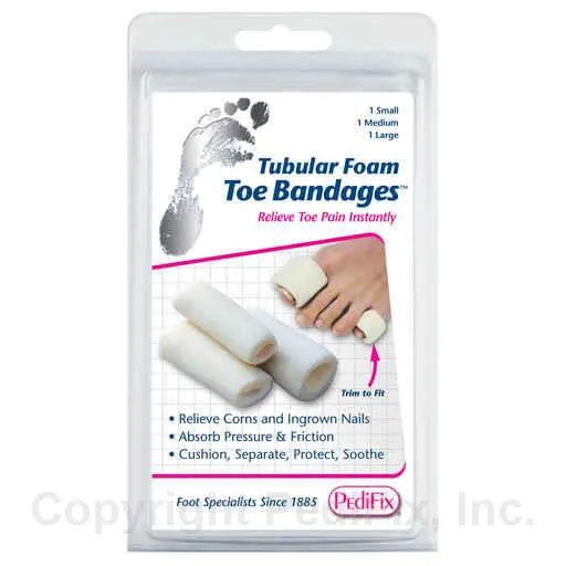 Tubular-Foam Toe Bandages™